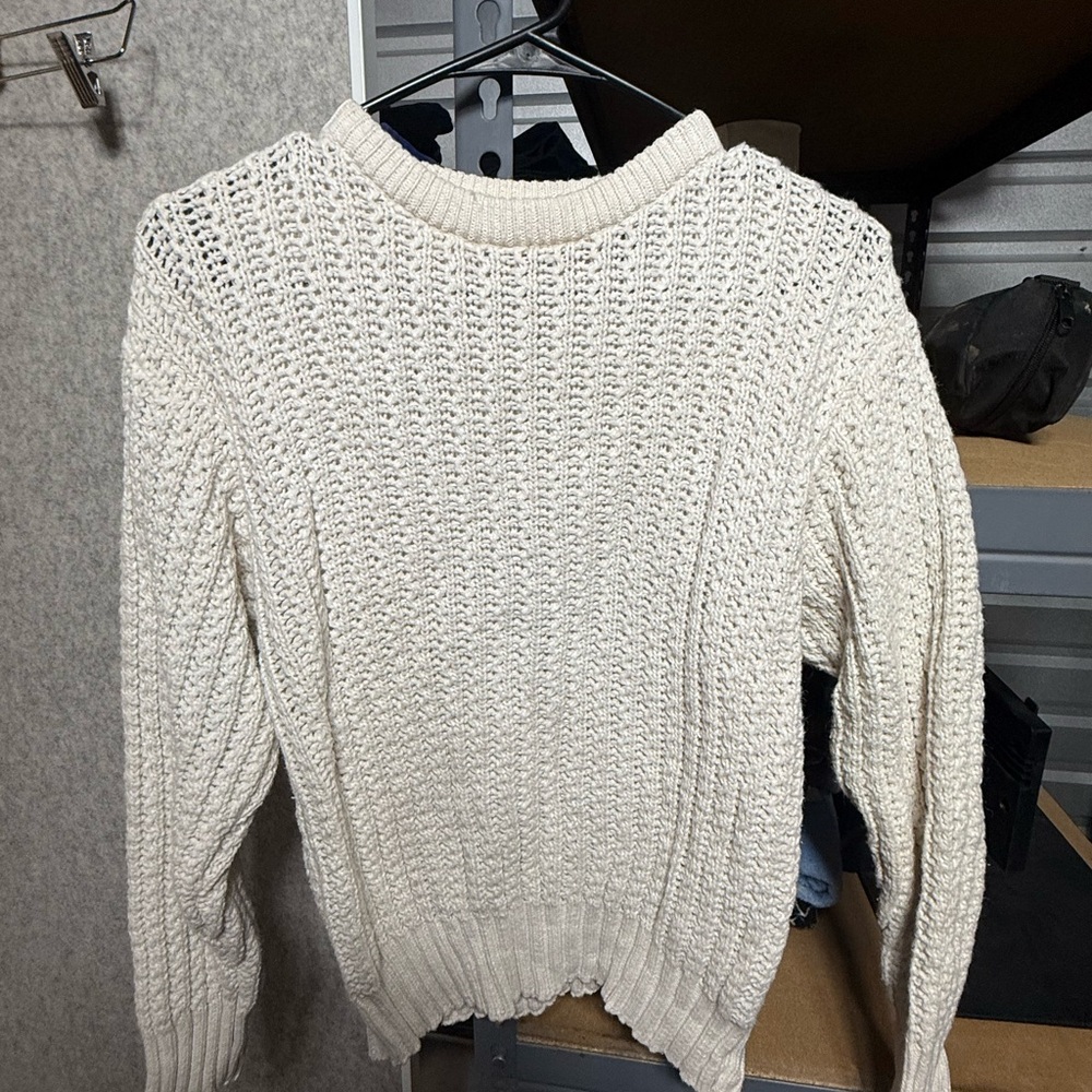 Cozy Cream Knit Sweater